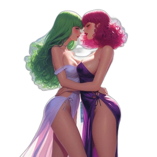 concept art, fantasy art, watercolor, vaporwave transparent PNG cut-out