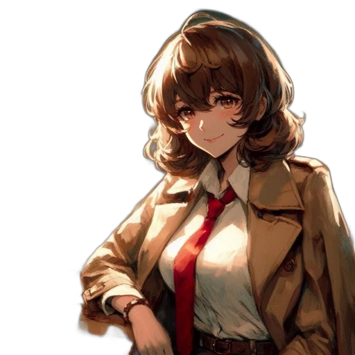 jacket, staff, dress, face transparent PNG cut-out