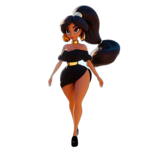dress, concept art, 3d render, cartoon transparent PNG cut-out
