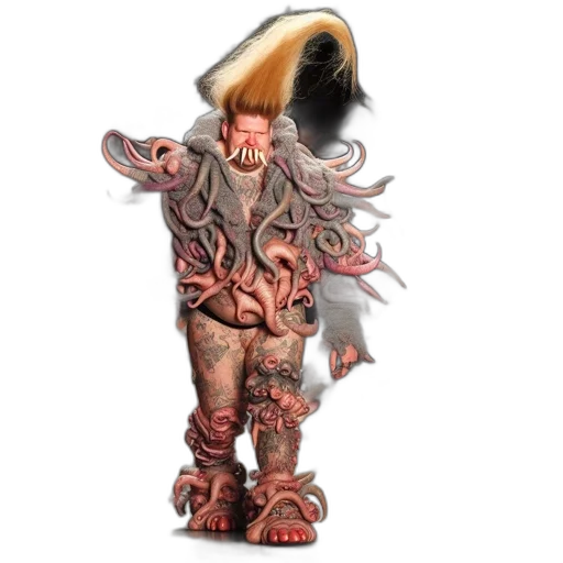 creature, hair, jacket, animal transparent PNG cut-out