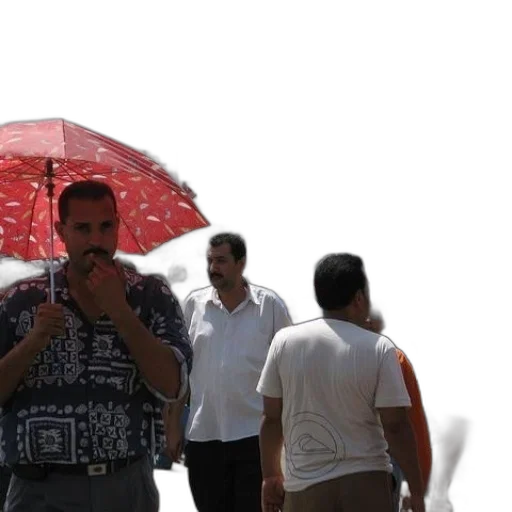 umbrella, staff, mask, jacket transparent PNG cut-out
