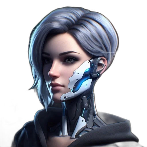 face, staff, mask, robot transparent PNG cut-out