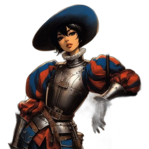 hat, dress, jacket, concept art transparent PNG cut-out