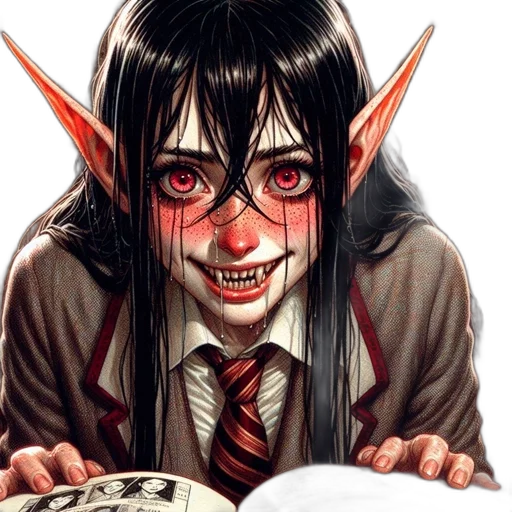 mask, face, creature, comic book art transparent PNG cut-out