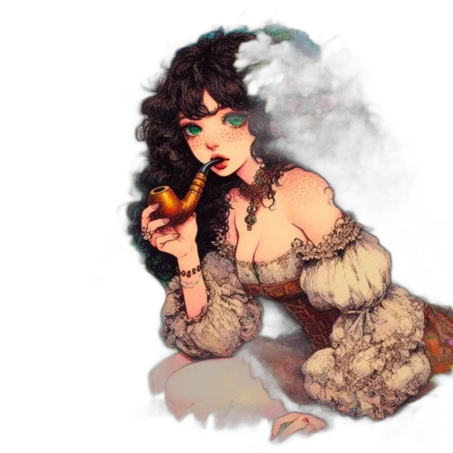 dress, dragon, fantasy art, concept art transparent PNG cut-out