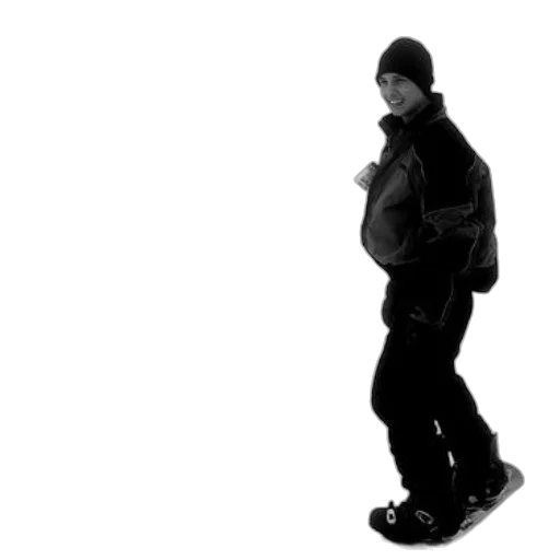 staff, jacket, hat, robot transparent PNG cut-out