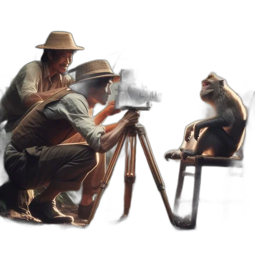 hat, animal, staff, creature transparent PNG cut-out