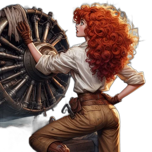 hair, weapon, fantasy art, concept art transparent PNG cut-out