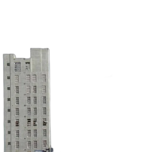 building, 3d render, concept art, city street transparent PNG cut-out