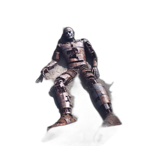 robot, weapon, creature, sword transparent PNG cut-out