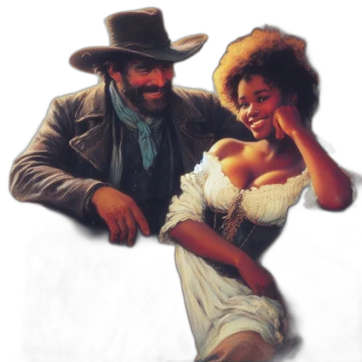 hat, concept art, oil painting, photorealistic transparent PNG cut-out