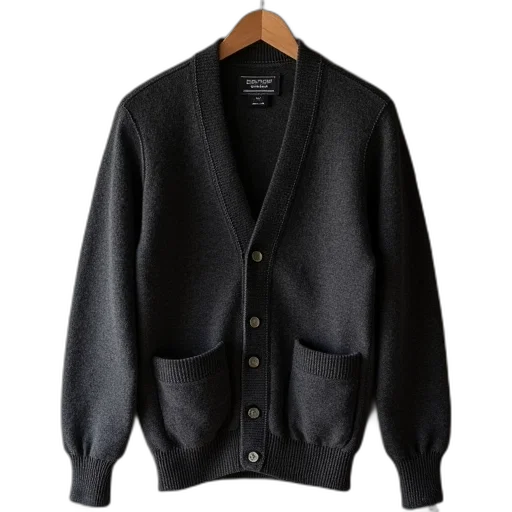 jacket, dark, fair, isle transparent PNG cut-out