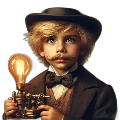 hat, staff, face, photorealistic transparent PNG cut-out