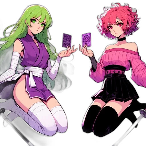 vaporwave, concept art, pixel art, anime transparent PNG cut-out