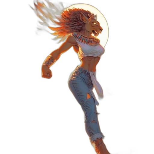 hair, staff, robot, concept art transparent PNG cut-out