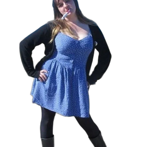 dress, staff, creature, robot transparent PNG cut-out