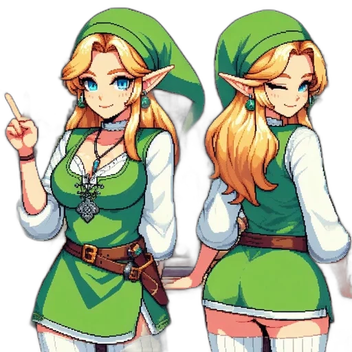 dress, staff, concept art, pixel art transparent PNG cut-out