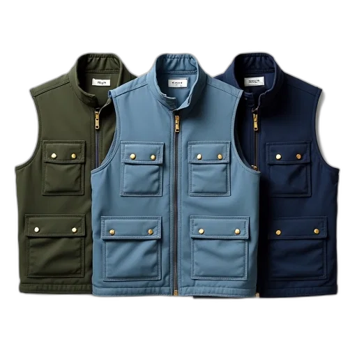 jacket, collection, three, different transparent PNG cut-out