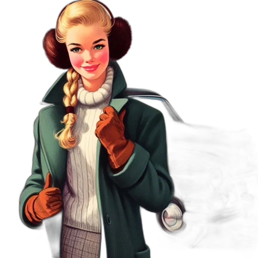staff, jacket, face, concept art transparent PNG cut-out