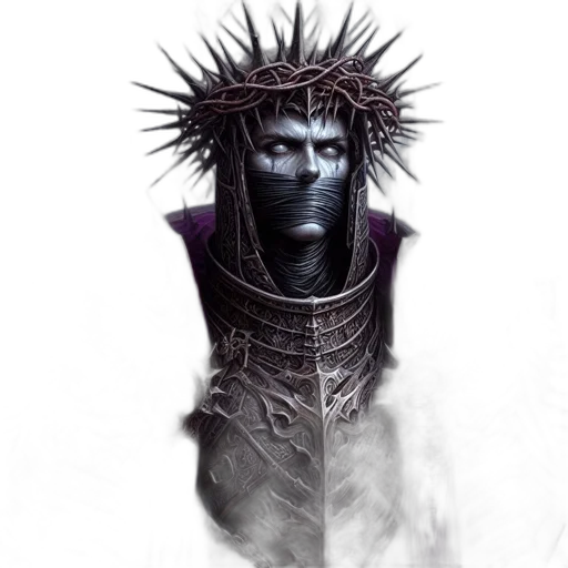 mask, creature, crown, face transparent PNG cut-out
