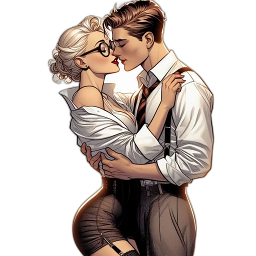 comic book art, concept art, cartoon, pixel art transparent PNG cut-out