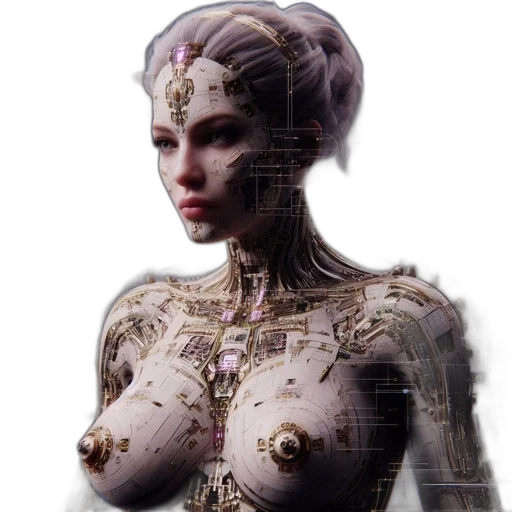 robot, jewelry, dress, crown transparent PNG cut-out