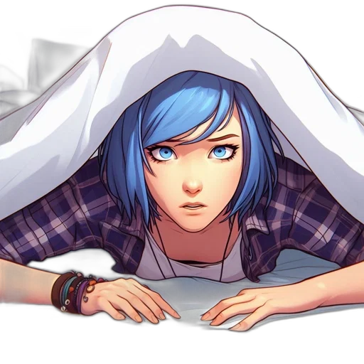 face, jacket, anime, concept art transparent PNG cut-out