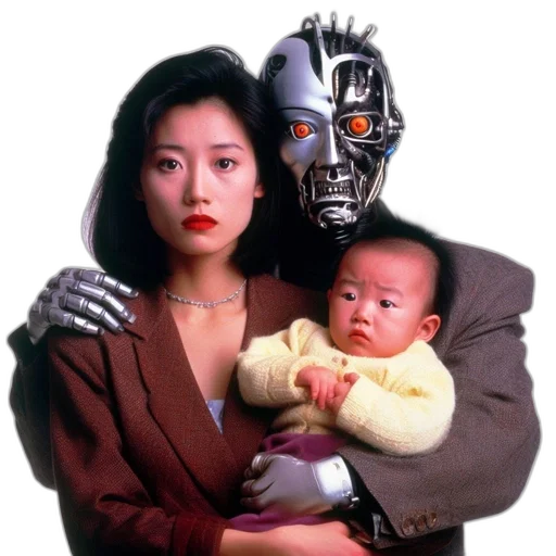 robot, mask, face, vaporwave transparent PNG cut-out