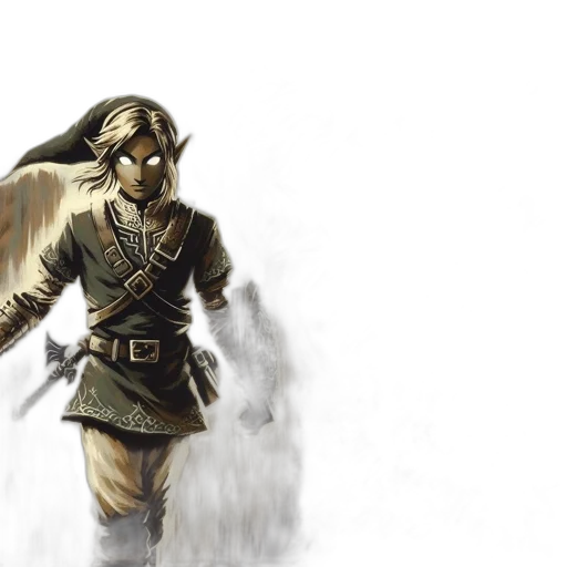 concept art, fantasy art, comic book art, watercolor transparent PNG cut-out