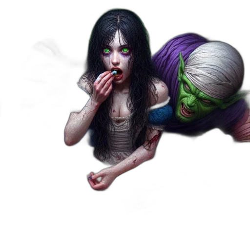 mask, concept art, fantasy art, comic book art transparent PNG cut-out