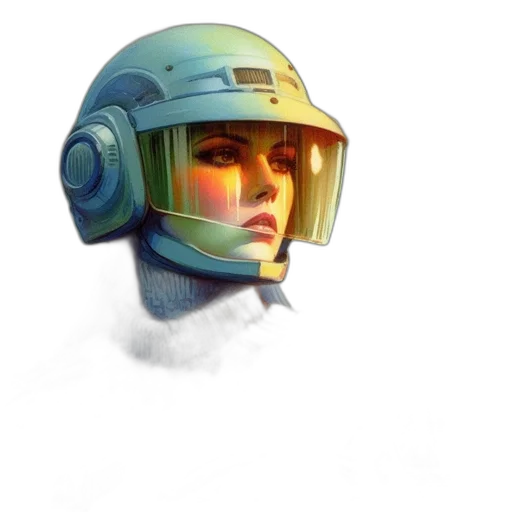 robot, face, hat, mask transparent PNG cut-out