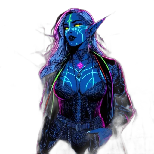 mask, concept art, fantasy art, cyberpunk transparent PNG cut-out