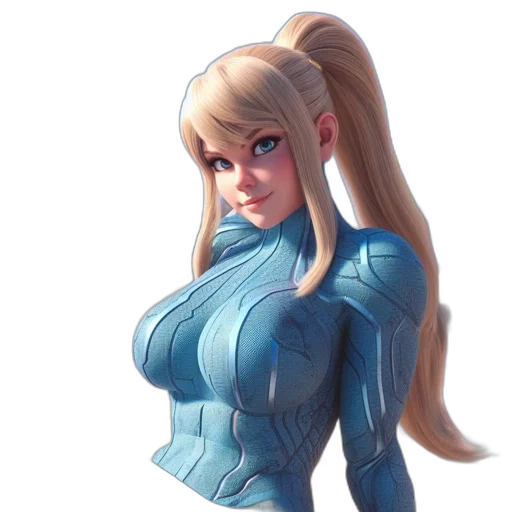 dress, robot, face, staff transparent PNG cut-out