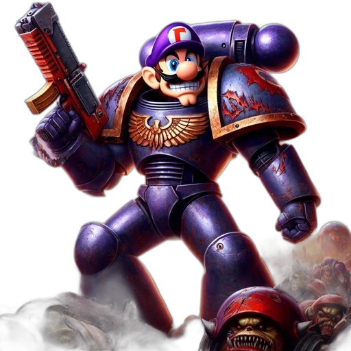 robot, weapon, concept art, pixel art transparent PNG cut-out