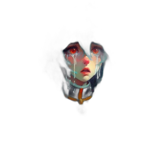 mask, face, robot, creature transparent PNG cut-out