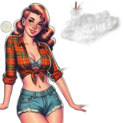 comic book art, concept art, cartoon, fantasy art transparent PNG cut-out