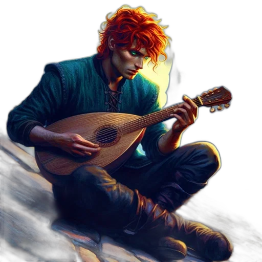fantasy art, concept art, comic book art, photorealistic transparent PNG cut-out