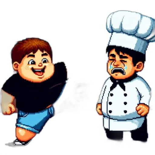food, pixel art, concept art, cartoon transparent PNG cut-out