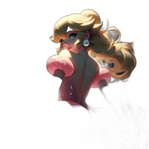 hair, creature, staff, crown transparent PNG cut-out