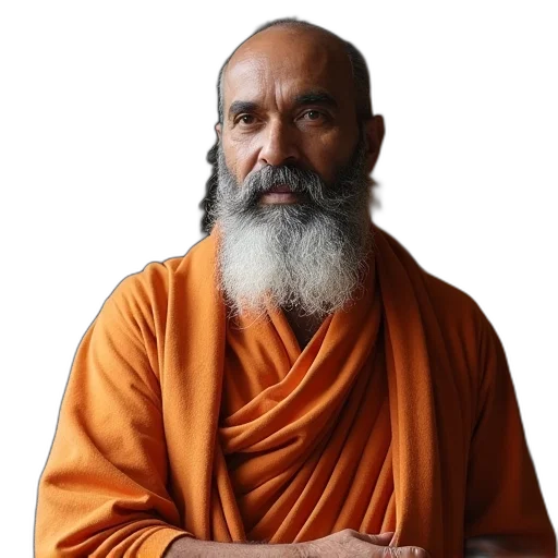 staff, face, animal, swami transparent PNG cut-out