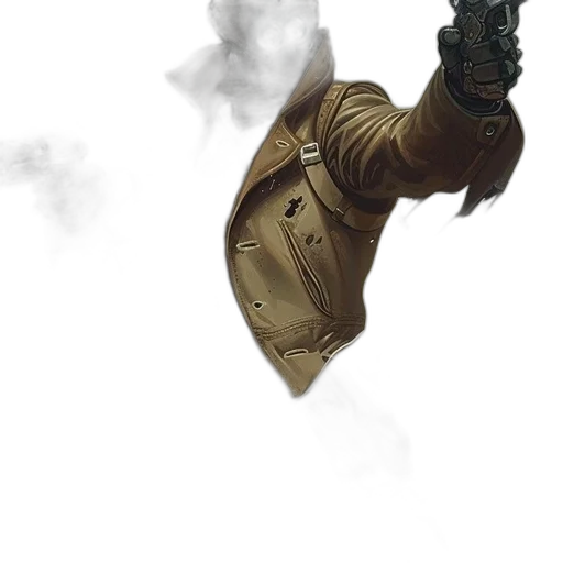 mask, robot, weapon, jacket transparent PNG cut-out