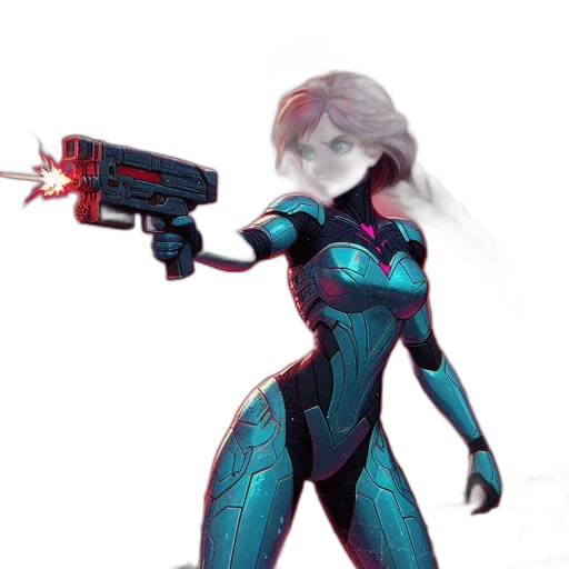 weapon, robot, concept art, cyberpunk transparent PNG cut-out