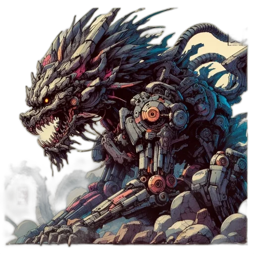 dragon, creature, concept art, fantasy art transparent PNG cut-out