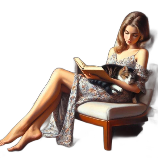 dress, jewelry, furniture, oil painting transparent PNG cut-out