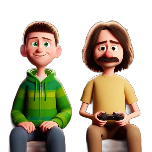 3d render, concept art, cartoon, pixel art transparent PNG cut-out