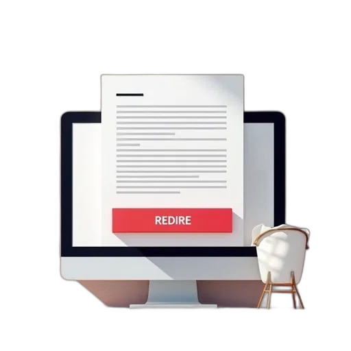 3d render, browser, article, redire transparent PNG cut-out