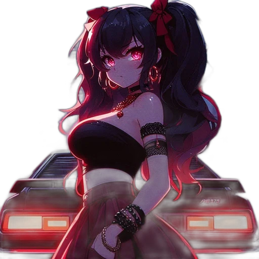 car, dress, weapon, anime transparent PNG cut-out