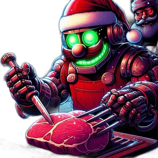 robot, cyberpunk, concept art, pixel art transparent PNG cut-out