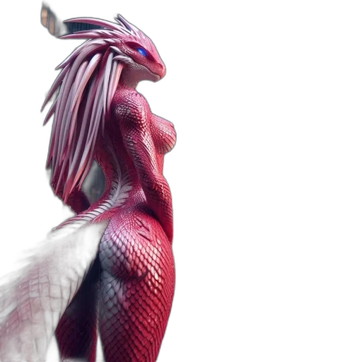 dragon, creature, animal, 3d render transparent PNG cut-out