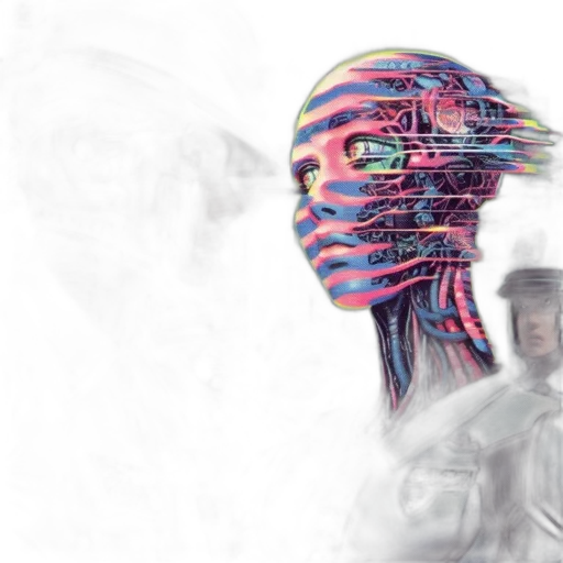 robot, mask, face, concept art transparent PNG cut-out